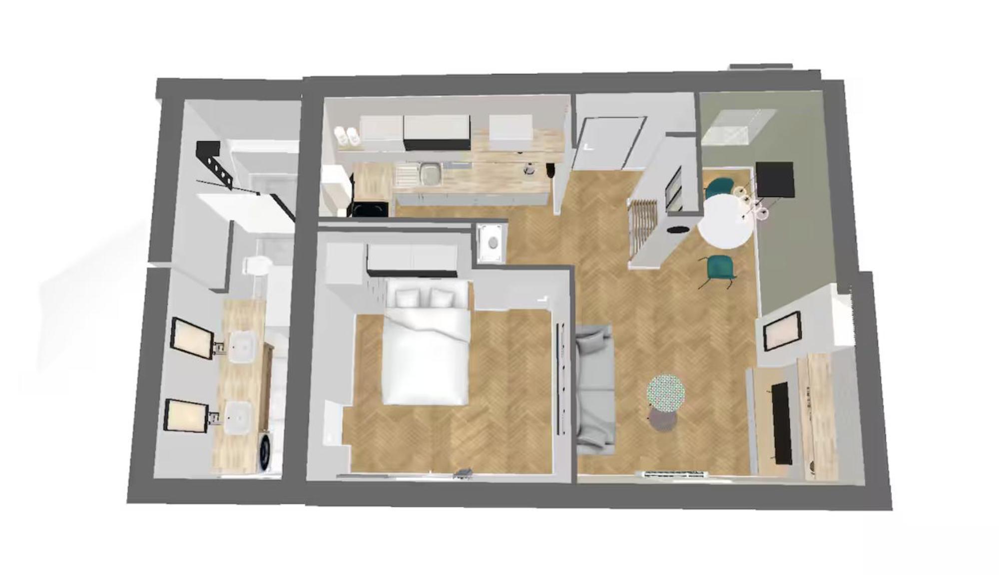 Appartchic - Appartement Standing - Plein Centre & Parking Prive Créon エクステリア 写真